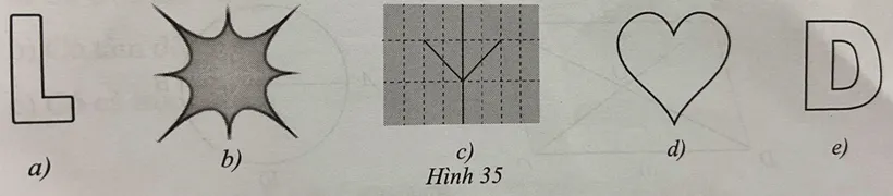 Sách bài tập Toán lớp 6 Bài 5: Hình có trục đối xứng | Cánh diều Giải SBT Toán 6 Bai 5 Hinh Co Truc Doi Xung 63774