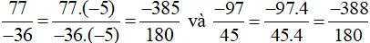 So sánh hai phân số -15/1001 và -12/1001 Bai 1 Trang 16 Sbt Toan Lop 6 Tap 2 Chan Troi 67961