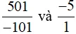 So sánh: -501/-101 và -5 Bai 2 Trang 16 Sbt Toan Lop 6 Tap 2 Chan Troi 67969