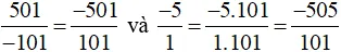 So sánh: -501/-101 và -5 Bai 2 Trang 16 Sbt Toan Lop 6 Tap 2 Chan Troi 67970