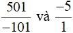 So sánh: -501/-101 và -5 Bai 2 Trang 16 Sbt Toan Lop 6 Tap 2 Chan Troi 67978