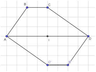 Vẽ thêm để được hình có tâm đối xứng là các điểm cho sẵn Bai 2 Trang 74 Sbt Toan Lop 6 Tap 2 Chan Troi 68850