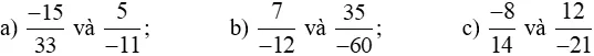 Nêu hai cách giải thích các phân số sau bằng nhau Bai 5 Trang 12 Sbt Toan Lop 6 Tap 2 Chan Troi 67918