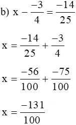 Tìm x biết -5/8 + x = -7/6 Bai 5 Trang 21 Sbt Toan Lop 6 Tap 2 Chan Troi 68096