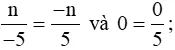 Số nguyên n có điều kiện gì thì phân số n/-5 là phân số dương Bai 8 Trang 17 Sbt Toan Lop 6 Tap 2 Chan Troi 68045