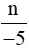 Số nguyên n có điều kiện gì thì phân số n/-5 là phân số dương Bai 8 Trang 17 Sbt Toan Lop 6 Tap 2 Chan Troi 68049