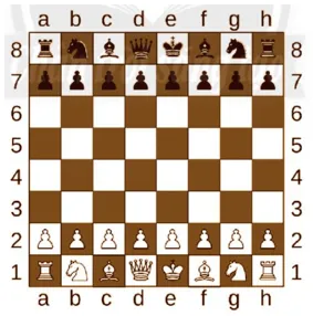 Bàn cờ vua gồm 8 hàng đánh số từ 1 đến 8 và 8 cột Bai 8 Trang 79 Sbt Toan Lop 6 Tap 2 Chan Troi