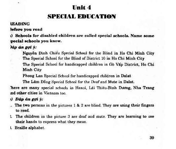 Unit 4 Special Education