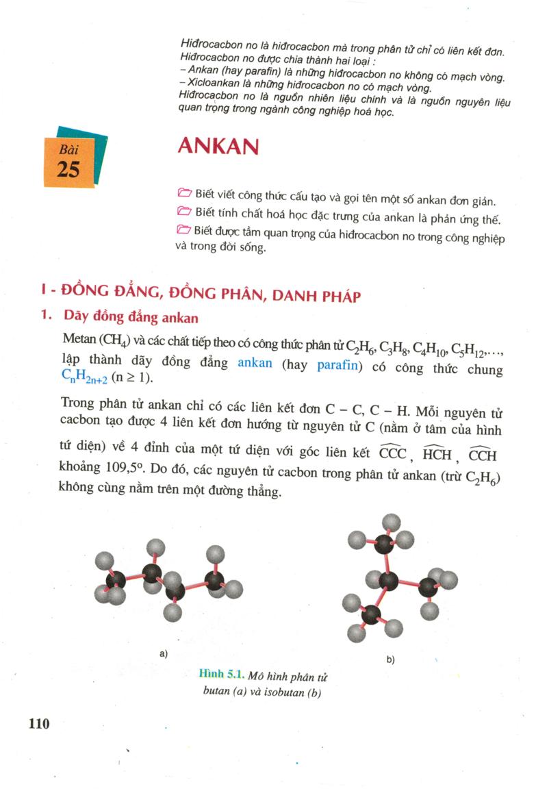 Cách gọi tên Ankan công thức ankan hóa học phổ thông