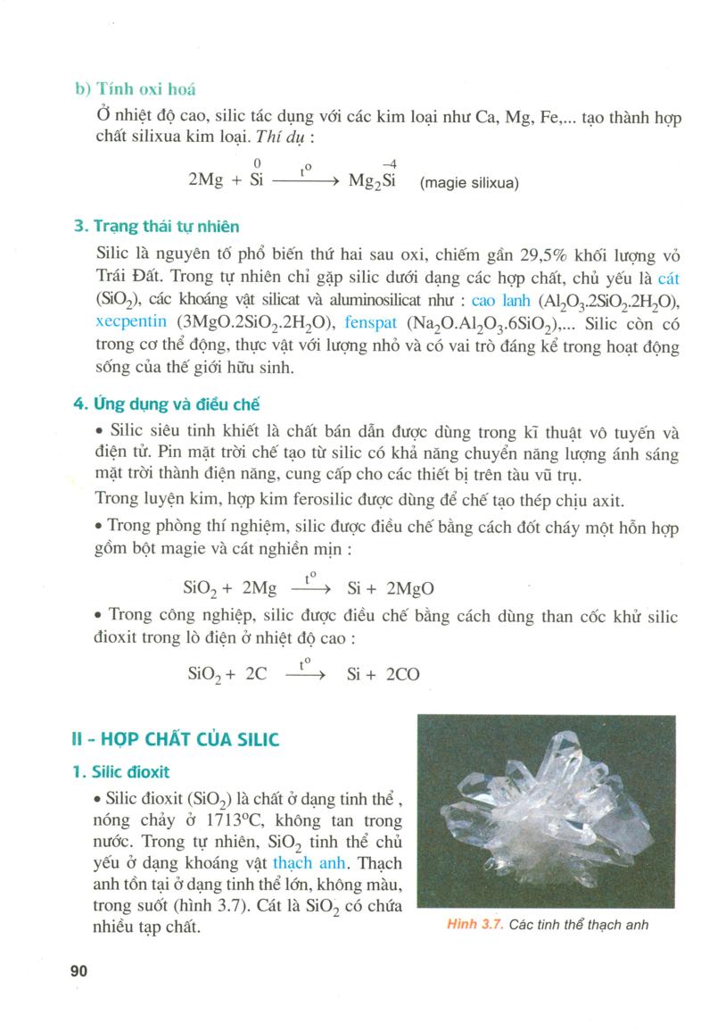 Silic và hợp chất của silic