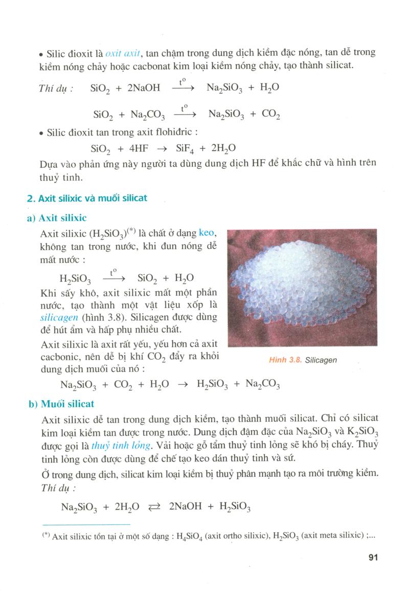 Silic và hợp chất của silic