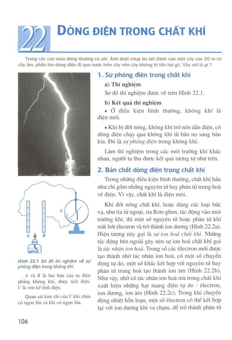 Bài 22. Dòng điện trong chất khí