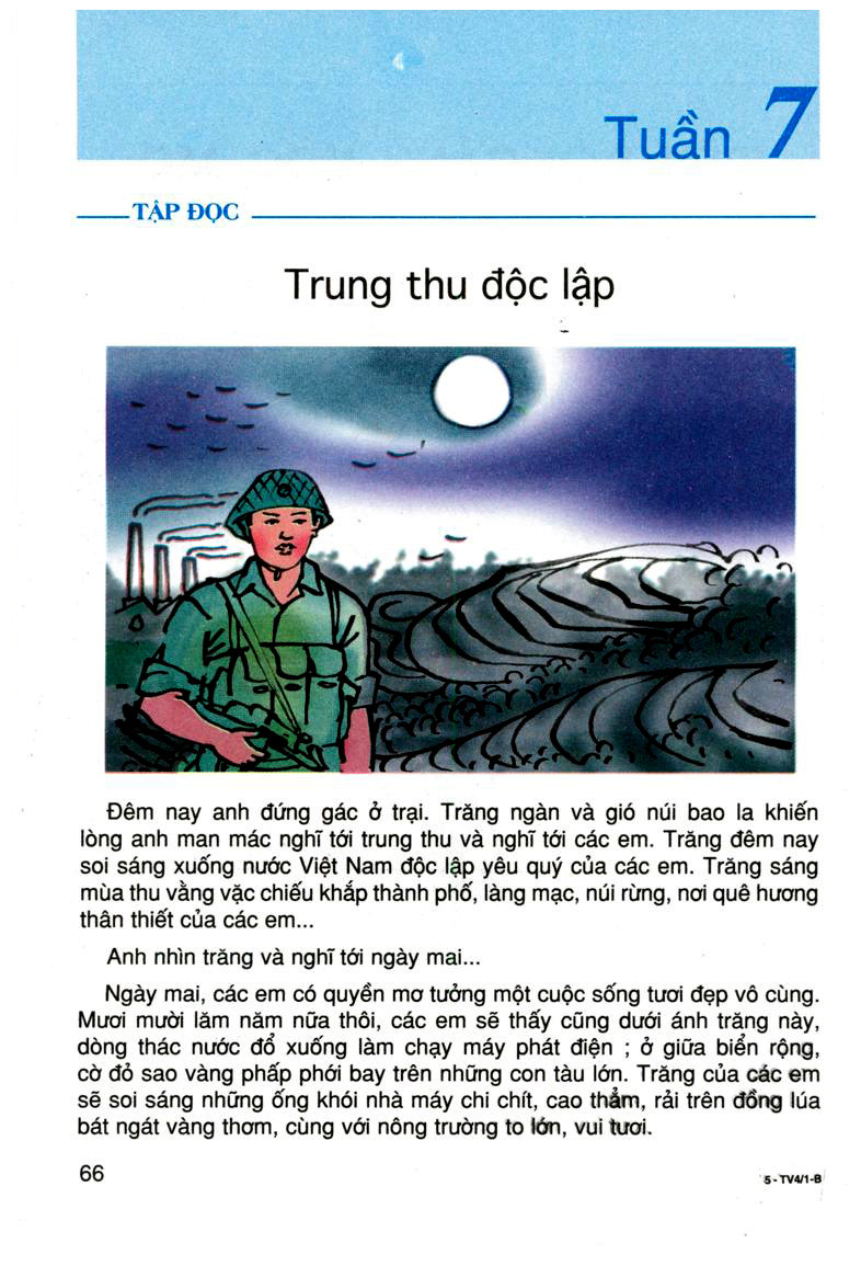 Tập đọc: Trung thu độc lập