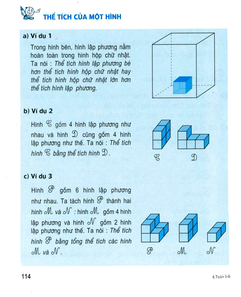 Thể tích của một hình