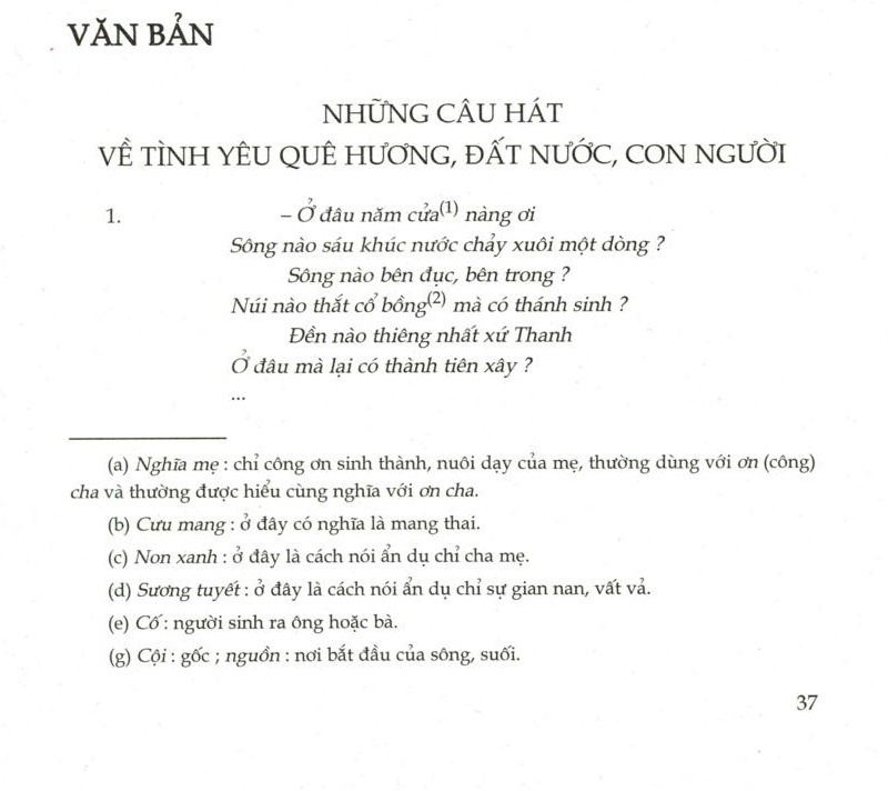 Câu hát về tình yêu quê hương đất nước là những lời ca tụng tuyệt đẹp về Việt Nam. Hãy nghe và cảm nhận tình yêu và niềm tự hào mỗi người dân Việt Nam dành cho đất nước.