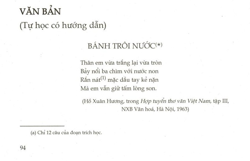 Bánh trôi nước (tự học có hướng dẫn)