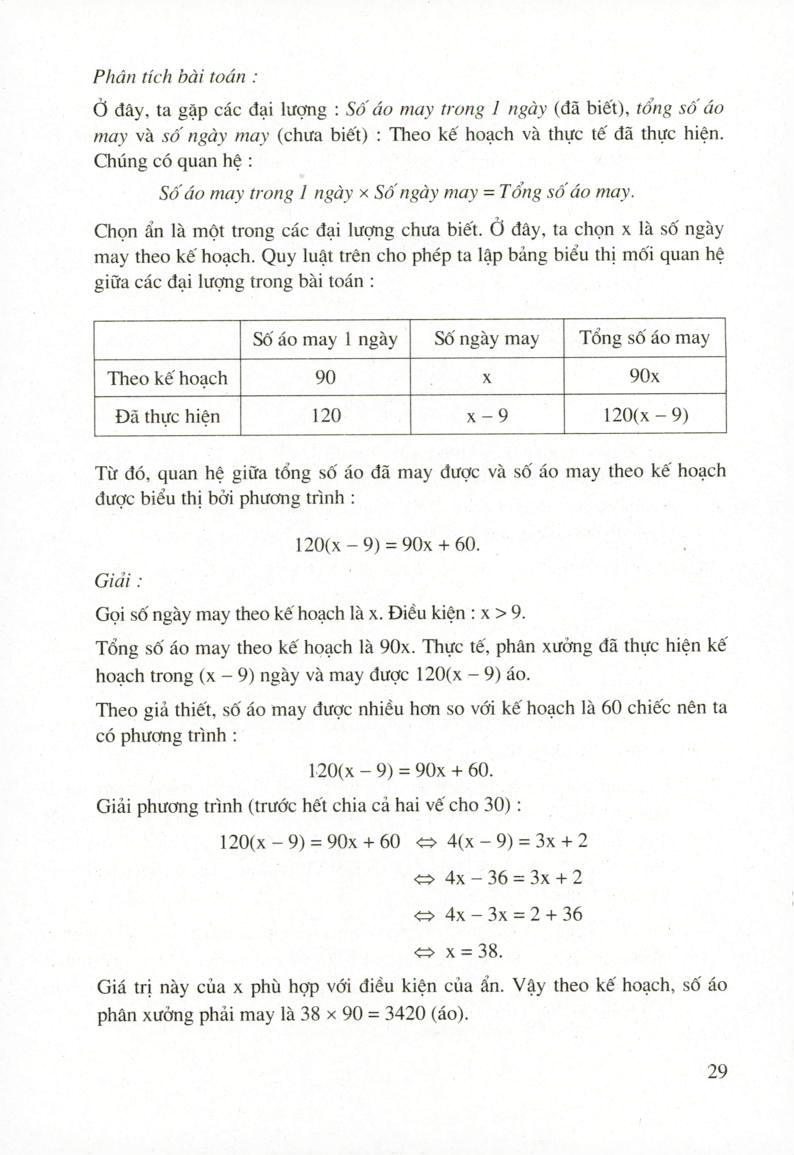 Giải toán 9 Bài 5. Giải bài toán bằng cách lập hệ phương trình
