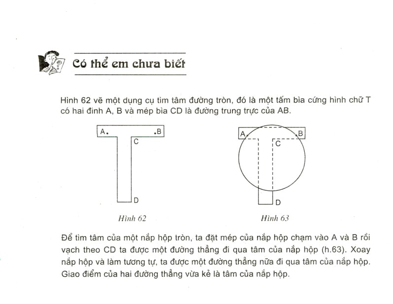 Sự xác định đường tròn. Tính chất đối xứng của đường tròn