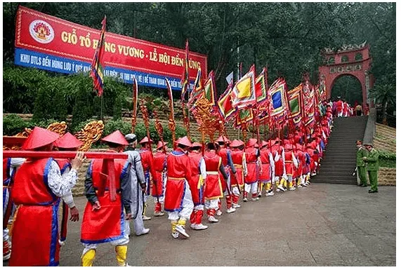 Soạn bài Lễ hội Đền Hùng | Ngắn nhất Soạn văn 10 Cánh diều Le Hoi Den Hung