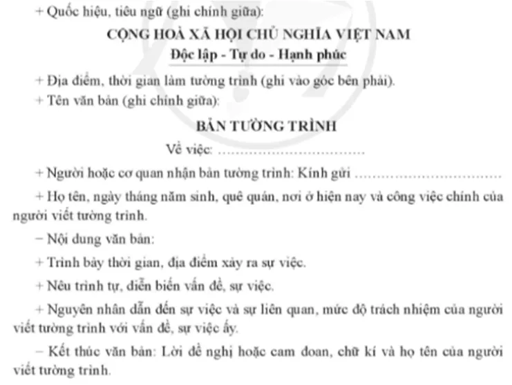 Soạn bài Viết bản tường trình | Ngắn nhất Soạn văn 7 Cánh diều Viet Ban Tuong Trinh