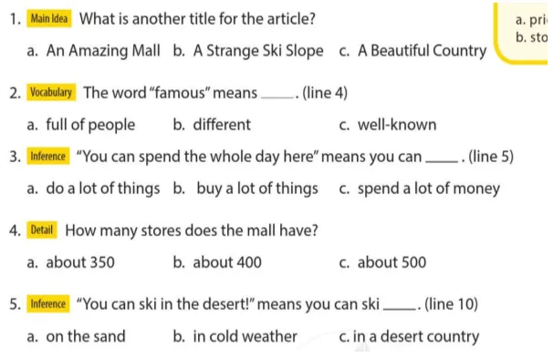 Tiếng Anh lớp 6 Unit 8 Comprehension trang 88 | Explore English 6 Cánh diều A Sua Unit 8 Comprehension