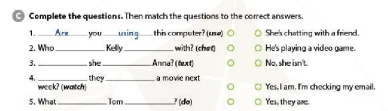 Unit 9: What are you doing? Unit 9 What Are You Doing 57261