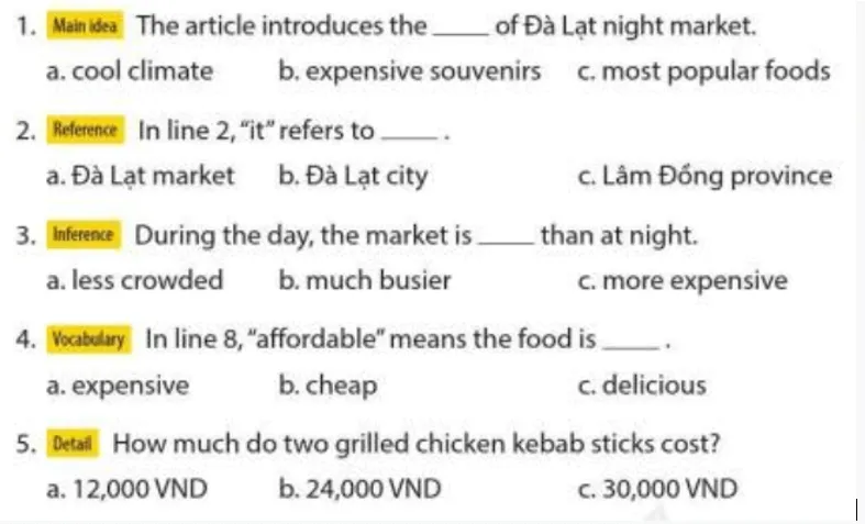 Tiếng Anh lớp 7 Unit 7 Comprehension trang 78 | Explore English 7 Cánh diều (ảnh 1) Unit 7 Comprehension Trang 78 142297