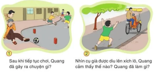 Trận bóng trên đường phố trang 40, 41 Tiếng Việt lớp 3 Tập 2 Cánh diều Ke Chuyen Tran Bong Tren Duong Pho Trang 40 41 130211