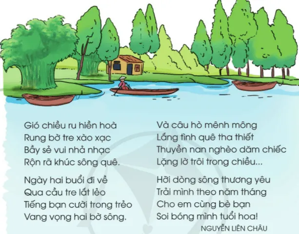 Sông quê lớp 3 | Tiếng Việt lớp 3 Cánh diều Song Que Trang 17 18 19 130180