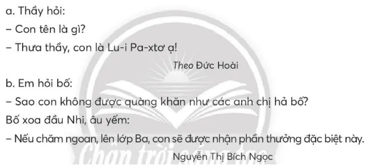 Luyện từ và câu trang 98, 99 Tiếng Việt lớp 3 Tập 1 | Chân trời sáng tạo A Sua Luyen Tu Va Cau Trang 98 99 129379