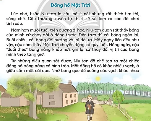 Đồng hồ Mặt Trời trang 90, 91 Tiếng Việt lớp 3 Tập 1 | Chân trời sáng tạo Dong Ho Mat Troi Trang 90 91 129156