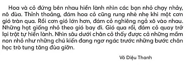 Hoa cỏ sân trường lớp 3 | Tiếng Việt lớp 3 Chân trời sáng tạo Hoa Co San Truong Trang 36 37 128356