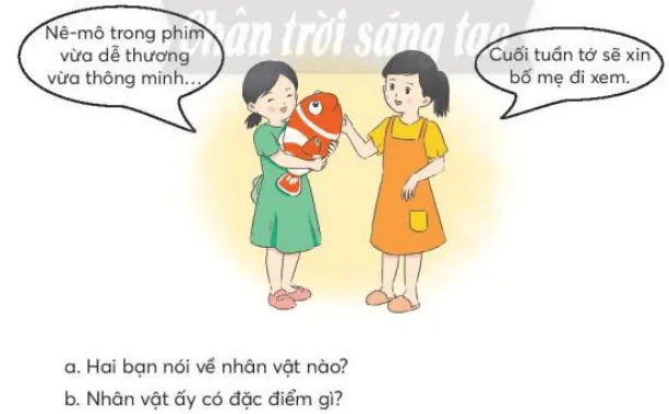 Luyện tập nói về một nhân vật trong truyện tranh hoặc phim hoạt hình trang 110, 111 Tiếng Việt lớp 3 Tập 2 | Chân trời sáng tạo Luyen Tap Noi Ve Mot Nhan Vat Trang 110 111 131134