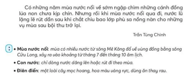 Mênh mông mùa nước nổi trang 102, 103 Tiếng Việt lớp 3 Tập 2 | Chân trời sáng tạo Menh Mong Mua Nuoc Noi Trang 102 103 131115