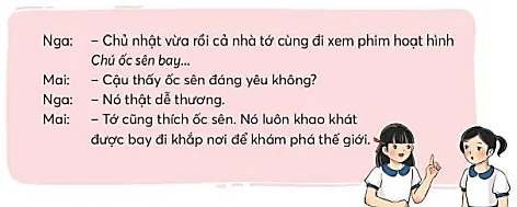 Nói về một nhân vật trong truyện tranh hoặc phim hoạt hình trang 124 Tiếng Việt lớp 3 Tập 1 | Chân trời sáng tạo Noi Ve Mot Nhan Vat Trong Truyen Tranh Hoac Phim Hoat Hinh Trang 124 129891