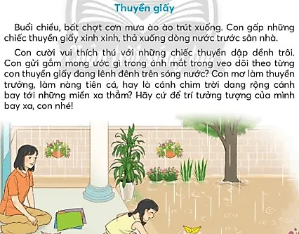 Thuyền giấy trang 130, 131 Tiếng Việt lớp 3 Tập 1 | Chân trời sáng tạo Thuyen Giay Trang 130 131 129979