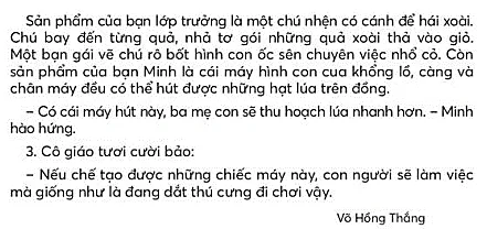 Ý tưởng của chúng mình trang 76, 77 Tiếng Việt lớp 3 Tập 1 | Chân trời sáng tạo Y Tuong Cua Chung Minh Trang 76 77 129063