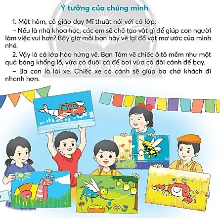 Ý tưởng của chúng mình trang 76, 77 Tiếng Việt lớp 3 Tập 1 | Chân trời sáng tạo Y Tuong Cua Chung Minh Trang 76 77 129066