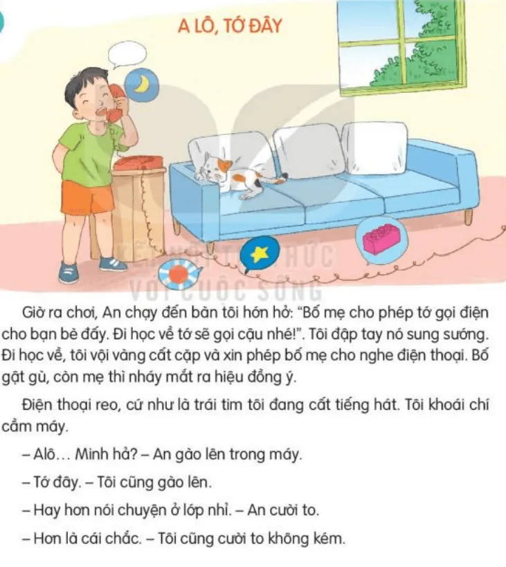 Đọc: A lô, tớ đây trang 67, 68 Tiếng Việt lớp 3 Tập 2 | Kết nối tri thức Doc A Lo To Day 133143 