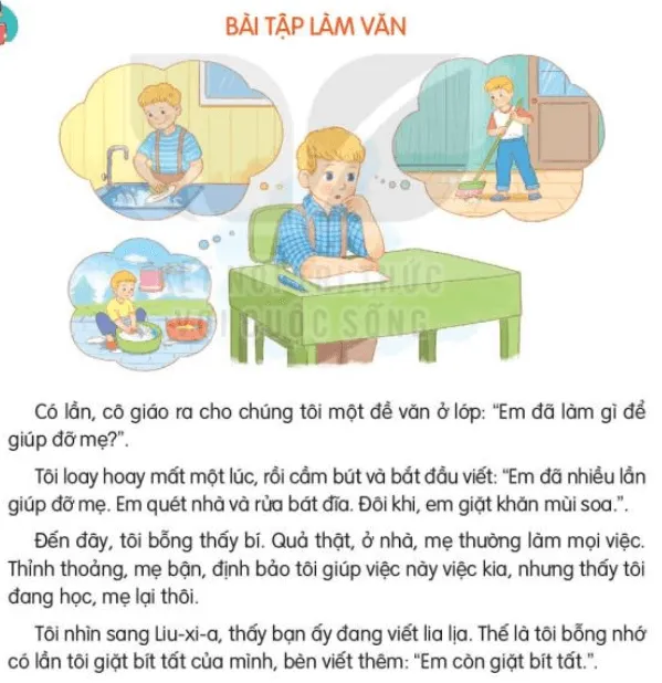 Đọc: Bài tập làm văn lớp 3 | Tiếng Việt lớp 3 Kết nối tri thức Doc Bai Tap Lam Van 131466 