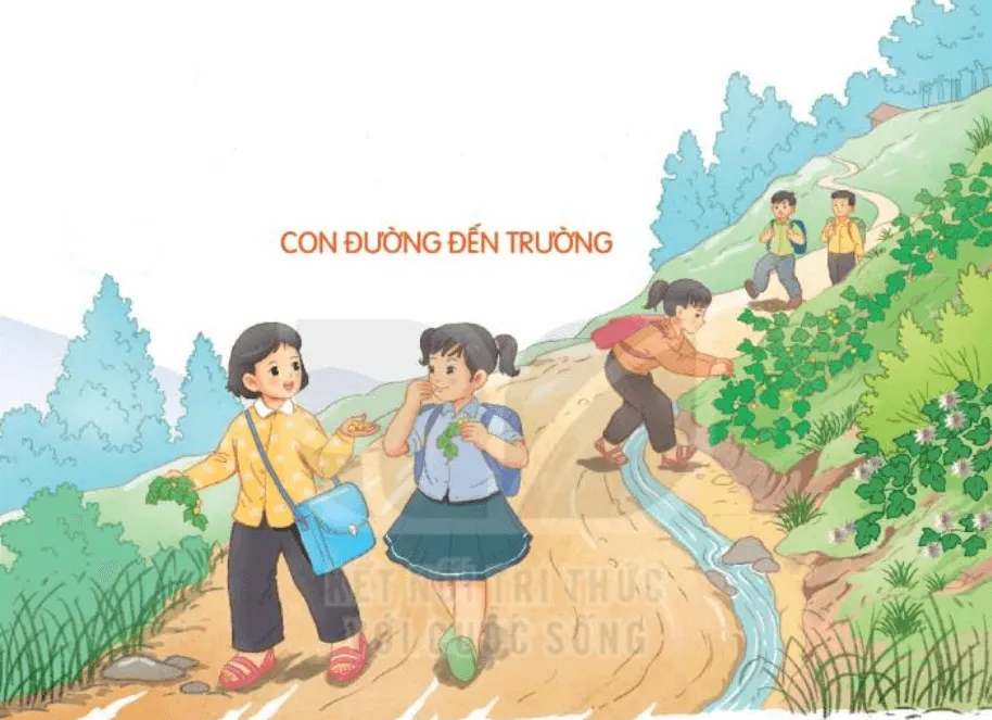 Đọc: Con đường đến trường lớp 3 | Tiếng Việt lớp 3 Kết nối tri thức Doc Con Duong Den Truong 131455 