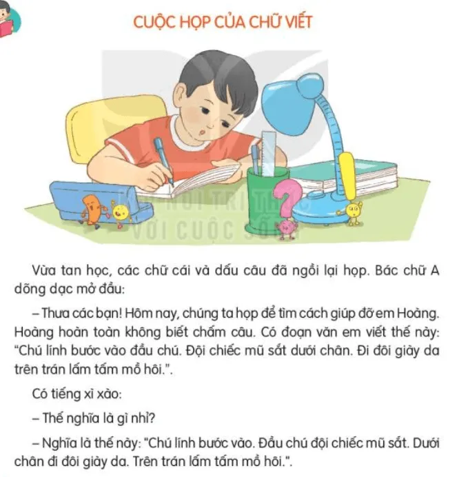 Đọc: Cuộc họp của chữ viết lớp 3 | Tiếng Việt lớp 3 Kết nối tri thức Doc Cuoc Hop Cua Chu Viet 131502 