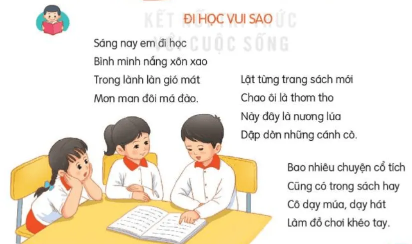 Đọc: Đi học vui sao lớp 3 | Tiếng Việt lớp 3 Kết nối tri thức Doc Di Hoc Vui Sao 131382 