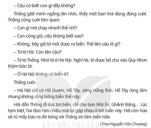 Tiếng Việt lớp 3 Tập 1 Bài 4: Lần đầu ra biển | Kết nối tri thức Doc Lan Dau Ra Bien 131297 