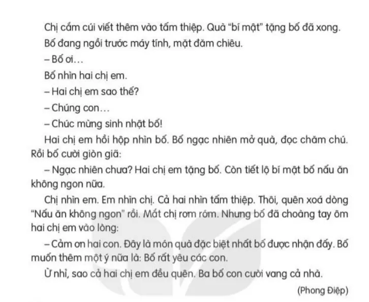 Đọc: Món quà đặc biệt lớp 3 | Tiếng Việt lớp 3 Kết nối tri thức  Doc Mon Qua Dac Biet 131589