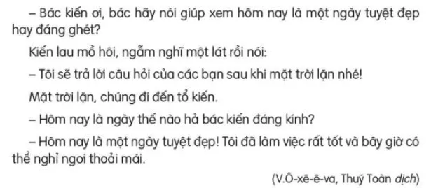 Đọc: Ngày như thế nào là đẹp? trang 63, 64 Tiếng Việt lớp 3 Tập 2 | Kết nối tri thức Doc Ngay Nhu The Nao La Dep 132956 