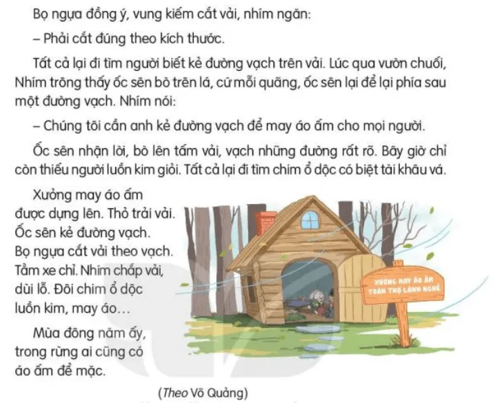 Đọc: Những chiếc áo ấm lớp 3 | Tiếng Việt lớp 3 Kết nối tri thức Doc Nhung Chiec Ao Am 131955 