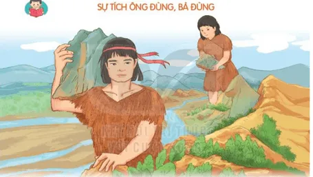 Đọc: Sự tích ông Đùng, bà Đùng trang 99, 100 Tiếng Việt lớp 3 Tập 2 | Kết nối tri thức Doc Su Tich Ong Dung Ba Dung 133259 