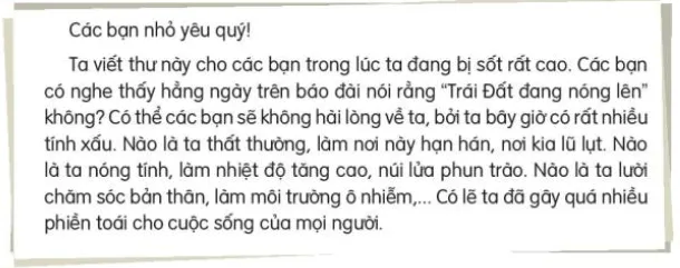 Đọc: Thư của ông Trái Đất gửi các bạn nhỏ trang 120, 121 Tiếng Việt lớp 3 Tập 2 | Kết nối tri thức Doc Thu Cua Ong Trai Dat Gui Cac Ban Nho 133352 