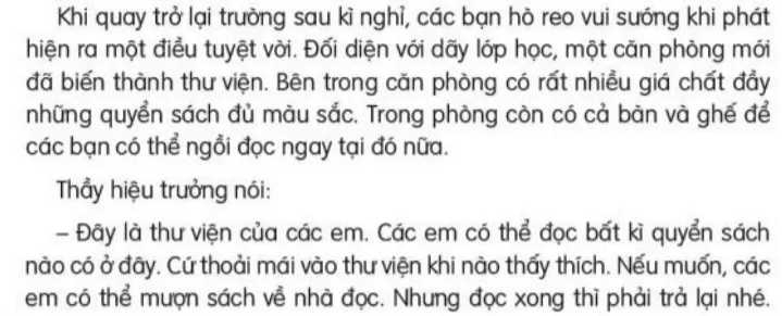 Đọc: Thư viện lớp 3 | Tiếng Việt lớp 3 Kết nối tri thức  Doc Thu Vien 131521